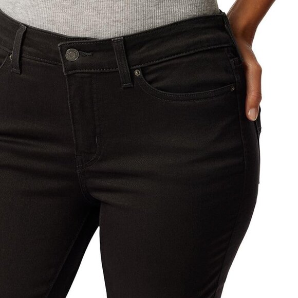 Gold Women's Curvy Totally Shaping Straight Jeans Mid-Rise Stretch Denim Availab - Picture 4 of 4
